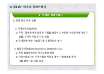 미국의 장애인복지 영국의 장애인복지 장애인정의 장애인현황 장애인복지대책 미국장애인법(ADA)-6