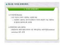 미국의 장애인복지 영국의 장애인복지 장애인정의 장애인현황 장애인복지대책 미국장애인법(ADA)-10