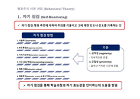 자기조절 행동주의 이론 사회인지 이론 정보처리 이론 구성주의 이론-4