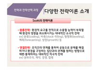 조직관리론 전략적 선택이론 자원의존이론 전략의 종류 선택이론의 개념 자원의존이론 Scott의 전략이론 완충전략 연결전략-10
