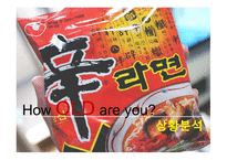 라면은역시신라면이다 농심신라면컨셉 시장분석자사및경쟁사분석 크리에이티브컨셉-3