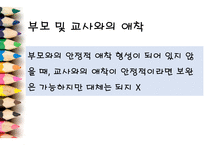 보육의 이론 영유아 발달 부모와 교사 교사 애착 교사요인 아동요인 보육-6