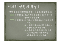 시조의 개념 시조의 명칭 시조의 연원과 형성 시조의 율격과 구조시조의 문학적 분류-5