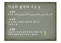 시조의 개념 시조의 명칭 시조의 연원과 형성 시조의 율격과 구조시조의 문학적 분류-9
