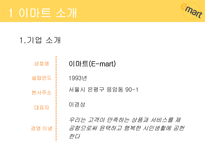 이마트 소개 이마트 성공 이마트 경쟁전략 이마트 브랜드마케팅 이마트 서비스마케팅 글로벌경영 사례분석 swot stp 4p-3
