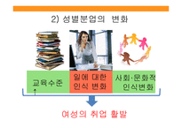 성별분업의지속과변화 성별분업의젠더계층화 성별분업의변화 외국사례-14