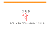 성별분업의지속과변화 성별분업의젠더계층화 성별분업의변화 외국사례-19