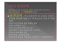 학교 구강 보건 학교 구강 보건의 개념 공중구강보건사업 학교 구강 보건조직 학교 보건인력-5
