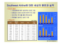 SWA의 역사 SWA의 경영철학과 운영원칙 SWA 의 출범과 성장 SWA의 취항도시와 시장점유율 SWA의 성공요인-8