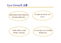 디즈니의 비전 해외진출 배경 유로디즈니의 역사 도쿄디즈니 유로디즈니의 교훈 도쿄디즈니의 성공요인-15