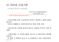 사회보장의 성립 베버리지 보고서 복지국가 성립기 사회보장의 출현 미국의 사회보장-3