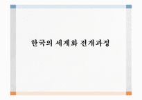 한국의 세계화 세계화의 시작 근대적 조약 강화도조약 근대의 세계화 독립 이후의 세계화-1