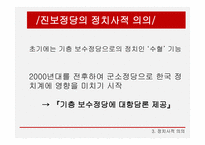 한국정당의 변화 진보정당 진보정당의 정의 정치사적 의의-15