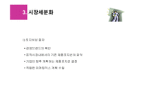 고객분석 시장세분화 경쟁우위 개척기업의 마케팅전략 개척기업의 마케팅과업-5