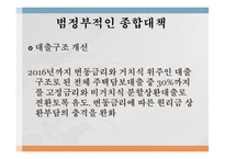 가계부채 대응책 가계부채 증가 대출구조 개선 은행 가계대출 제 2금융권 서민금융기반 소득대비부채상환비율 미소금융 햇살론 새희망홀씨-3