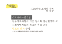 사회복지발달사 사회사업의 전문화 인간과 사회 사회문제 사회와 국가 자유방임 이념-7