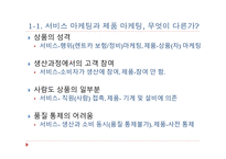 서비스 마케팅 제품 마케팅 서비스 연구의 모형 상호작용적 마케팅 서비스 마케팅 믹-2