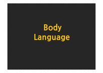 Body Language 바디랭귀지란 메라비언의 법칙-1