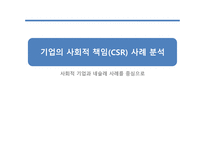 기업의 사회적 책임(CSR) 사회적 기업 네슬레 사회적기업-1