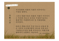 국제금융론 한국 외환보유 환율문제 외환시장-2