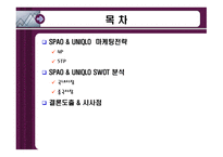 SPAO 마케팅전략 UNIQLO 마케팅전략 유니클로 기업분석 유니클로 마케팅사례-3
