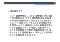 내생적 지역 발전과 네트워크란 지역 발전의 주요 과제 지역 발전을 위한 지방 정부의 노력 지역 발전을 위한 지방 대학의 노력 지역 내 네트워크 강화-8