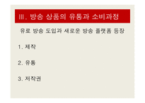 매체의 환경변화 유료방송의 종류 유통과 소비과정-11