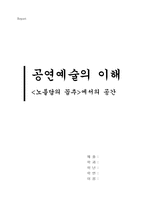 [공연예술의이해] <노틀담의 꼽추>에서의 공간-1