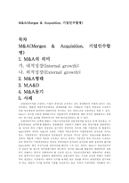 [기업인수합병]기업인수합병-1