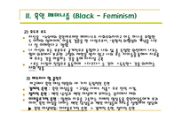 [여성학]복합문화페미니즘과 흑인페미니즘의 이해-7