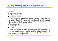 [여성학]복합문화페미니즘과 흑인페미니즘의 이해-8