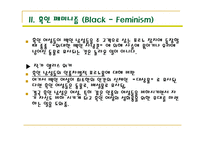 [여성학]복합문화페미니즘과 흑인페미니즘의 이해-10
