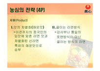 [국제마케팅] 농심 신라면 기업경영전략-14