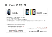 IPHONE 5C 분석(경쟁PT) 발표자료 및 PPT 양식-6
