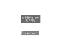 심근경색(STEMI) 간호과정(5개) [PPT 발표자료]-1