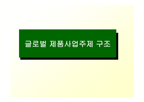 글로벌 전략에 적합한  조직구조의 설계-12
