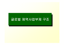 글로벌 전략에 적합한  조직구조의 설계-17