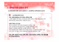중학교 및 고등학교 국어 교과서 분석-19