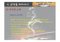 [현대생활과 체육 A+] 흡연에 대한 질병 및 통계를 통한 금연 관리 대책-18