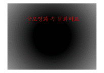 공포영화 속 문화 비교(한국vs서양vs일본)-1