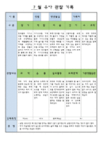 만3세 7 월 유아 관찰 기록-1
