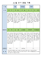 만3세 8 월 유아 관찰 기록-2