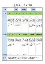 만3세  5월  유아 관찰 기록-9