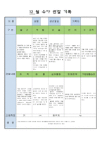 어린이집 만5세 12 월 유아 관찰 기록-7