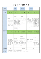 어린이집 만5세 5 월 유아 관찰 기록-7
