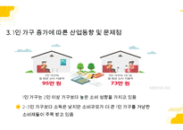 1인 가구 현황 및 문제점, 산업동향 및 향후 전망-6