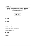 청소년 여가문화의 방향을 사례를 중심으로 제시-1