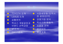 [마케팅] 렉서스(도요타)-2