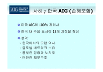 [국제경영전략] AIG의 해외 자회사 관리-18
