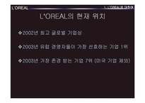 [국제경영전략] 로레알 L`OREAL 경쟁전략-6